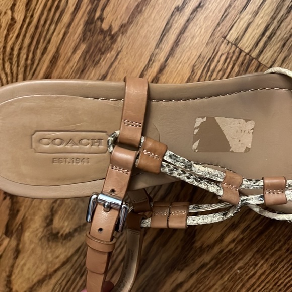 Coach wedge sandals - Picture 2 of 3